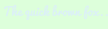 Image with Font Color DCF0F7 and Background Color DDFFDB